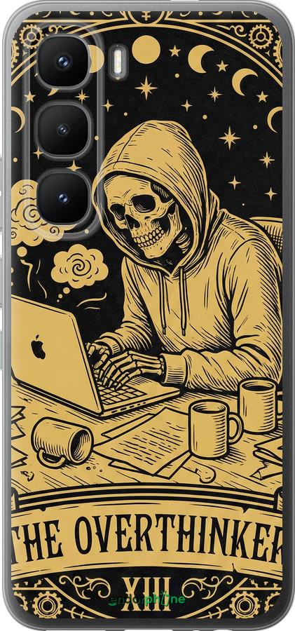 Силиконовый чехол The Overthinker для Infinix Hot 60 Pro - 6774u-4126 изображение 