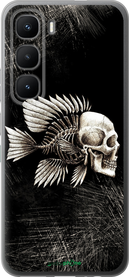 Силиконовый чехол Рыбо-человек для Infinix Hot 60 Pro - 683u-4126 изображение 