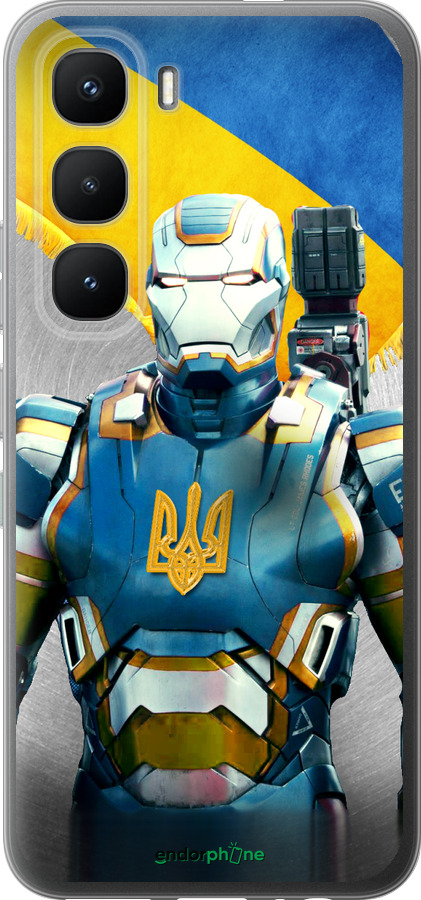 Силіконовий чехол Український кіборг  для Infinix Hot 60 Pro - 980u-4126 изображение 
