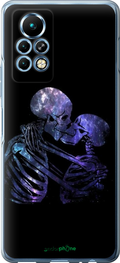 Силіконовий чехол Із зображенням скелета для Infinix Note 11 Pro - 6537u-2865 изображение 