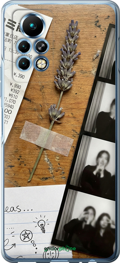 Силиконовый чехол Aesthetic Scrapbook Collage для Infinix Note 11 Pro - 6773u-2865 изображение 