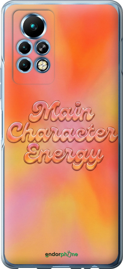Силиконовый чехол Aura Gradient Main Character Energy Aesthetic Y2K для Infinix Note 11 Pro - 6783u-2865 изображение 
