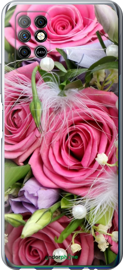 

Силіконовий чохол "Ніжність" для Infinix Note 8, Рожевий