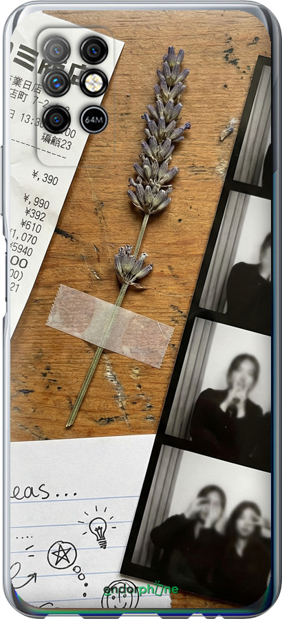 Силиконовый чехол Aesthetic Scrapbook Collage для Infinix Note 8 - 6773u-2710 изображение 