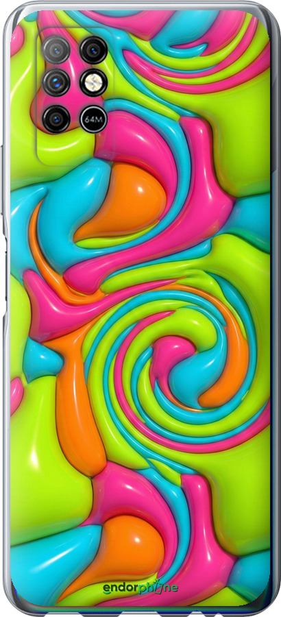 Силиконовый чехол Y2K Jelly Dream для Infinix Note 8 - 6780u-2710 изображение 