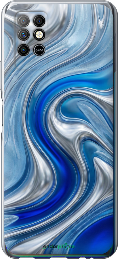 Силиконовый чехол Liquid Chrome для Infinix Note 8 - 6781u-2710 изображение 