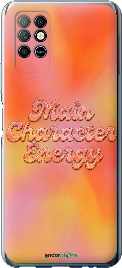 Силиконовый чехол Aura Gradient Main Character Energy Aesthetic Y2K для Infinix Note 8 - 6783u-2710 изображение 