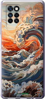 Силіконовий чехол Арт хвилі для Infinix Note 10 Pro - 6324u-2709 изображение 