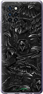 Силиконовый чехол Воронья ярость для Infinix Note 10 Pro - 6474u-2709 изображение 