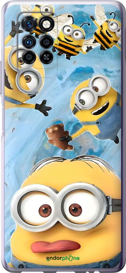 Силіконовий чехол Миньоны для Infinix Note 10 Pro - 6386u-2709 изображение 