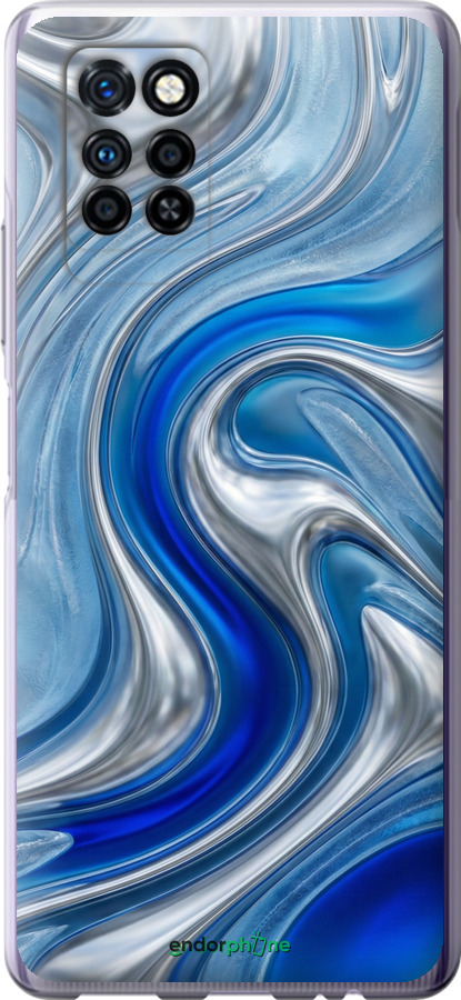 Силиконовый чехол Liquid Chrome для Infinix Note 10 Pro - 6781u-2709 изображение 