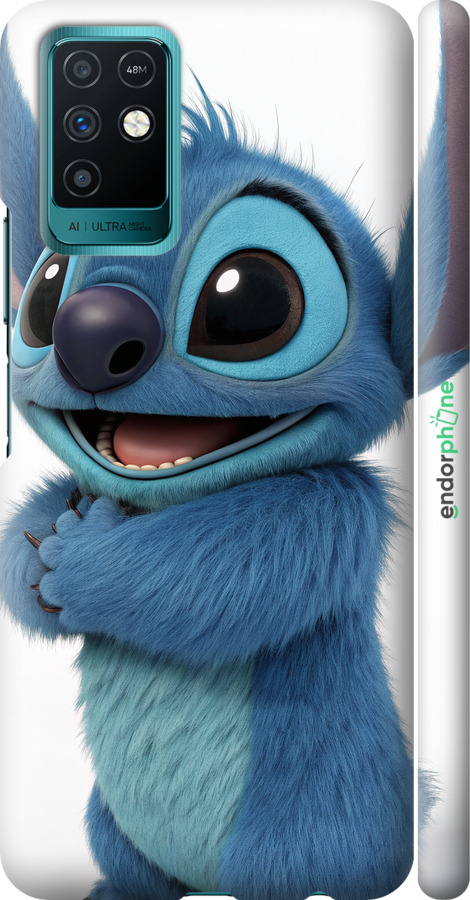 3D пластиковый матовый чехол Стич 1 для Infinix Note 10 - 6686m-2763 изображение 