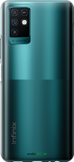 Силиконовый чехол 'Прозрачный' для Infinix Note 10 изображение 8