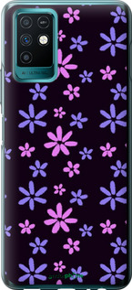 Силіконовий чехол з квітами для Infinix Note 10 - 6258u-2763 изображение 