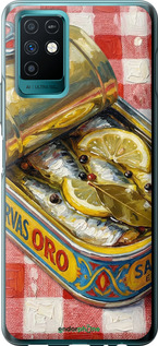 Силиконовый чехол 'Vintage Sardine Tin Phone' для Infinix Note 10 изображение 3