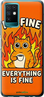 Силиконовый чехол 'Funny Cat' для Infinix Note 10 изображение 5