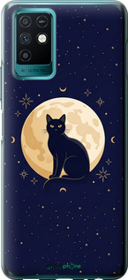 Силиконовый чехол 'Cute Cat Celestial/Witchy' для Infinix Note 10 изображение 3
