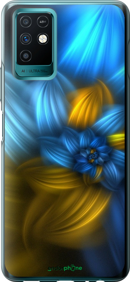 

Силіконовий чохол "Візерунок 46" для Infinix Note 10, Синій