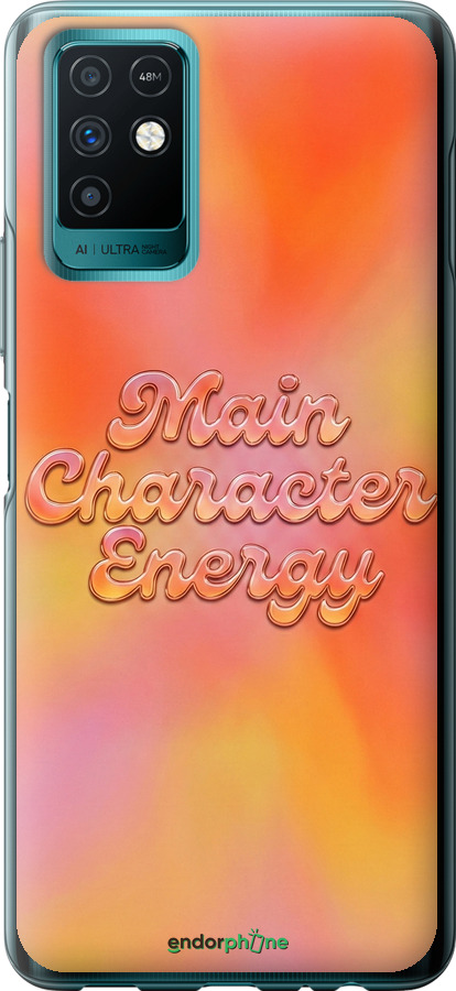 Силіконовий чехол Aura Gradient Main Character Energy Aesthetic Y2K для Infinix Note 10 - 6783u-2763 изображение 