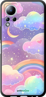 TPU чехол Облака и радуга для Infinix Note 12 - 6312b-2927 изображение 