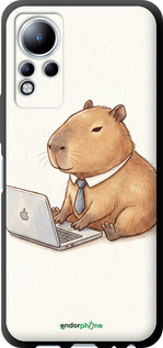 TPU чехол Funny Capybara CEO Working для Infinix Note 12 - 6777b-2927 изображение 