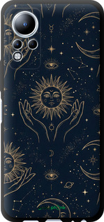 TPU чехол Celestial Harmony: Sun & Moon Gold Mystic Pattern для Infinix Note 11 - 6778b-2754 изображение 
