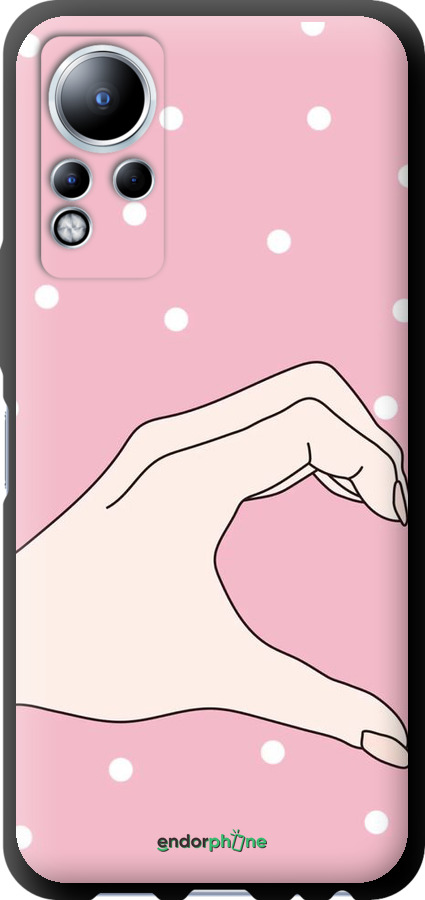 TPU чехол Половинка серця для Infinix Note 12 - 4340b-2927 изображение 