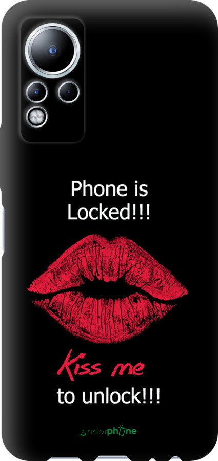 TPU чехол Разблокируй-поцелуй для Infinix Note 12 - 4372b-2927 изображение 