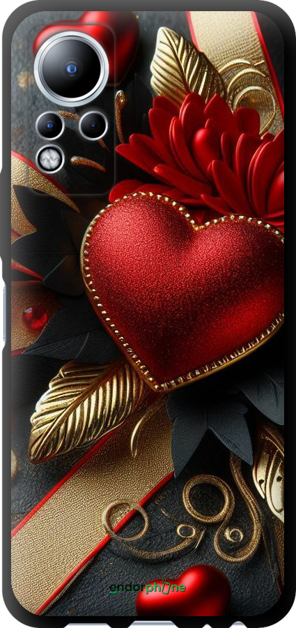 TPU чехол Сердечки v2 для Infinix Note 11 - 5832b-2754 изображение 