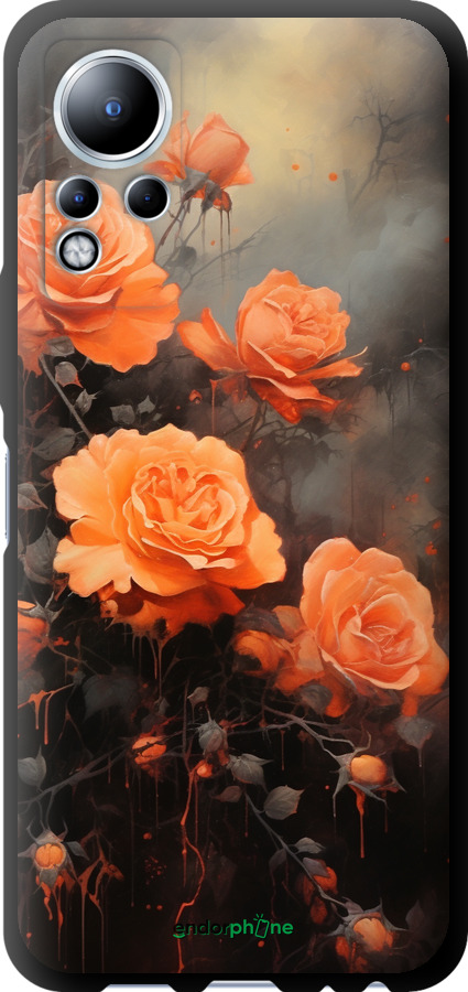 TPU чехол Оранжеві троянди для Infinix Note 12 - 5944b-2927 изображение 