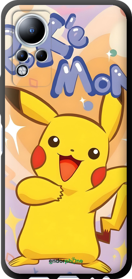 TPU чехол Пикачу для Infinix Note 12 - 6383b-2927 изображение 
