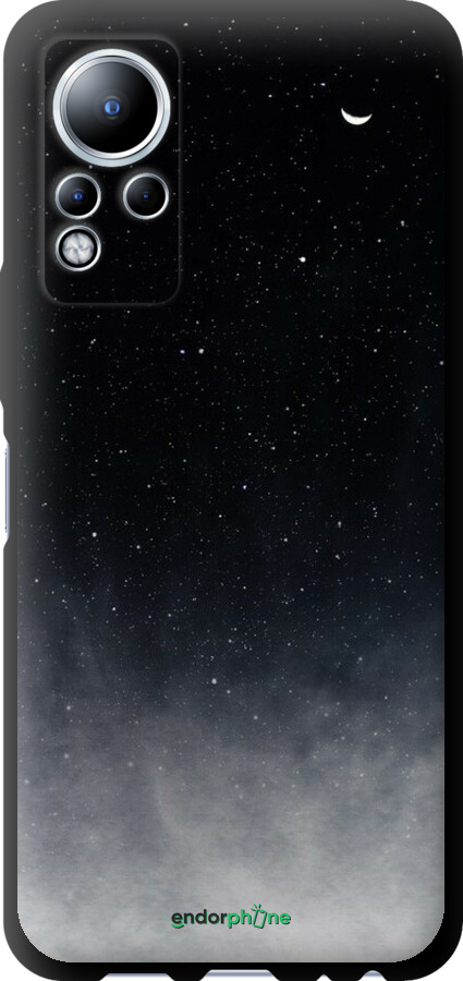 TPU чехол Голубые облака, Голубая луна для Infinix Note 11 - 6396b-2754 изображение 