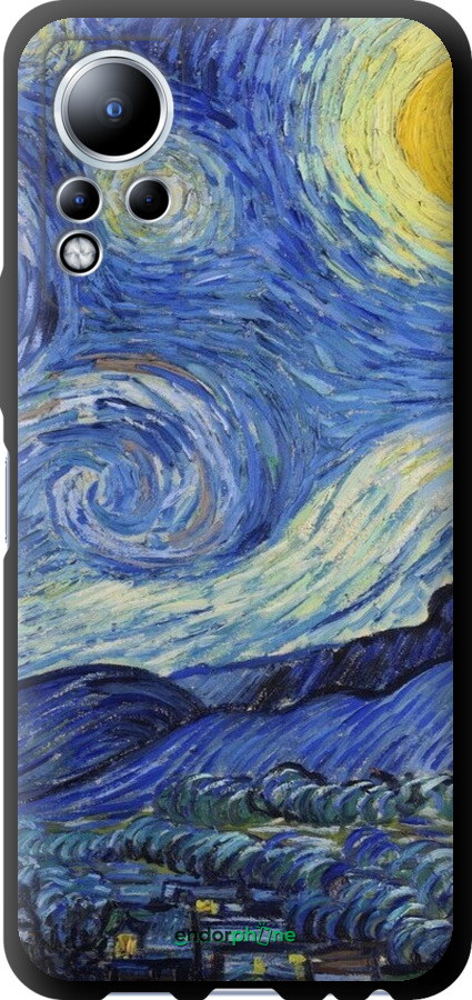 TPU чехол «Звездная ночь» Винсента Ван Гога для Infinix Note 11 - 6433b-2754 изображение 
