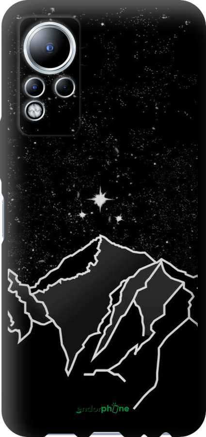 TPU чехол Мінімалістичний гірський краєвид для Infinix Note 12 - 6438b-2927 изображение 