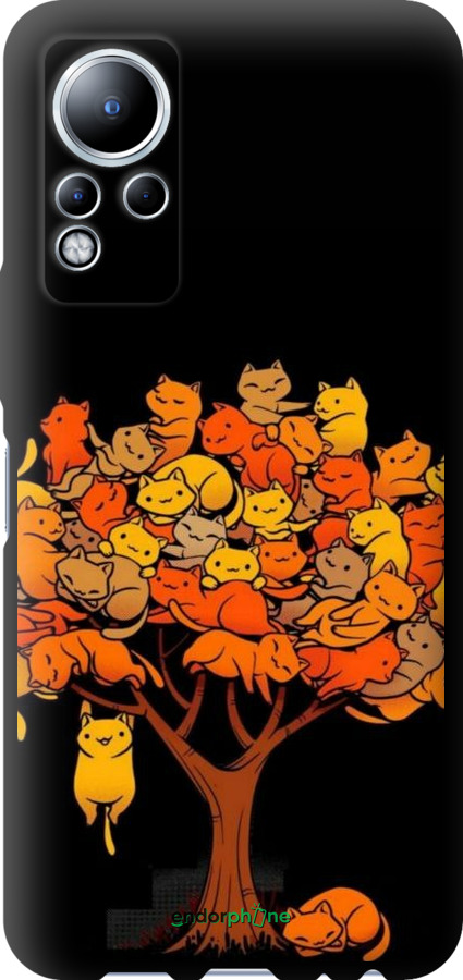 TPU чехол Дерево та котики для Infinix Note 12 - 6516b-2927 изображение 