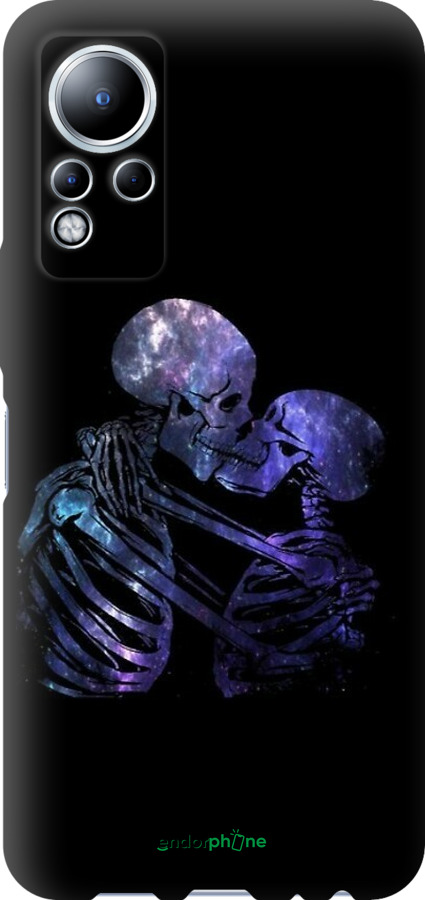 TPU чехол Із зображенням скелета для Infinix Note 12 - 6537b-2927 изображение 