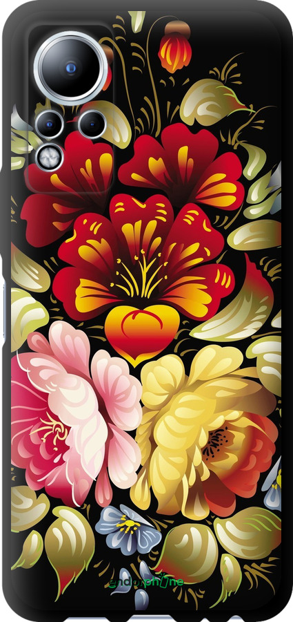 TPU чехол Хохлома 6 для Infinix Note 12 - 829b-2927 изображение 
