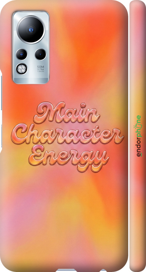 3D пластиковый матовый чехол Aura Gradient Main Character Energy Aesthetic Y2K для Infinix Note 12 - 6783m-2927 изображение 