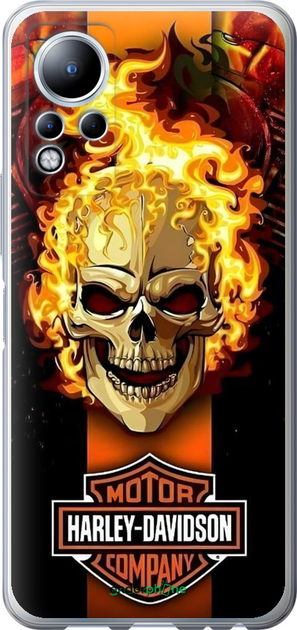 Силиконовый чехол Харлей девидсон для Infinix Note 11 - 6370u-2754 изображение 