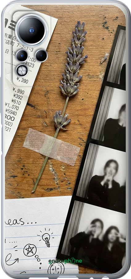 Силіконовий чехол Aesthetic Scrapbook Collage для Infinix Note 12 - 6773u-2927 изображение 