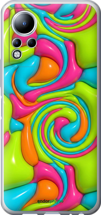 Силіконовий чехол Y2K Jelly Dream для Infinix Note 11 - 6780u-2754 изображение 