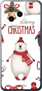Силіконовий чехол Merry Christmas для Infinix Note 12 (2023) - 4106u-3042 изображение 