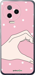 Силиконовый чехол Половинка сердца для Infinix Note 12 (2023) - 4340u-3042 изображение 