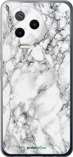 Силиконовый чехол Мрамор белый для Infinix Note 12 (2023) - 4480u-3042 изображение 