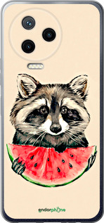 Силіконовий чехол Єнотик з кавуном для Infinix Note 12 (2023) - 4605u-3042 изображение 