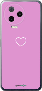 Силиконовый чехол Сердце 2 для Infinix Note 12 (2023) - 4863u-3042 изображение 