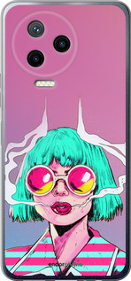 Силиконовый чехол Поп арт девушка для Infinix Note 12 (2023) - 5378u-3042 изображение 