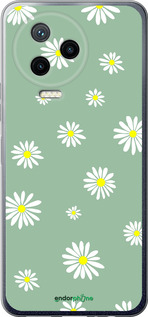 Силиконовый чехол Ромашки v4 для Infinix Note 12 (2023) - 5603u-3042 изображение 
