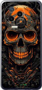 Силиконовый чехол Череп для Infinix Note 12 (2023) - 5952u-3042 изображение 