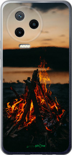 Силиконовый чехол Огонь для Infinix Note 12 (2023) - 6021u-3042 изображение 